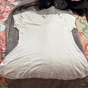 Toad&Co Women's Light Gray V-Neck Tee